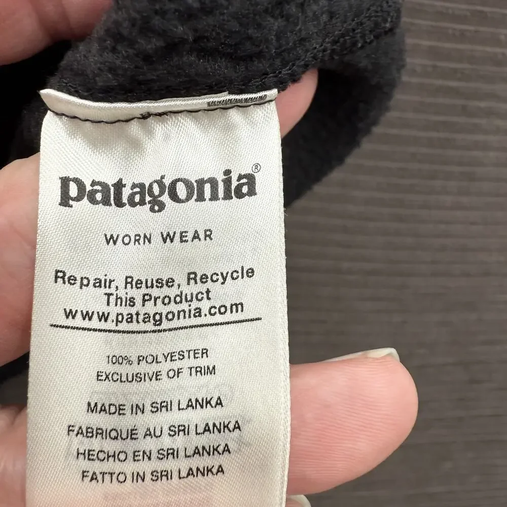 Patagonia Fleece‎ Vest Mens XL Full Zip Grace Youth Embroidered Pockets Outdoors